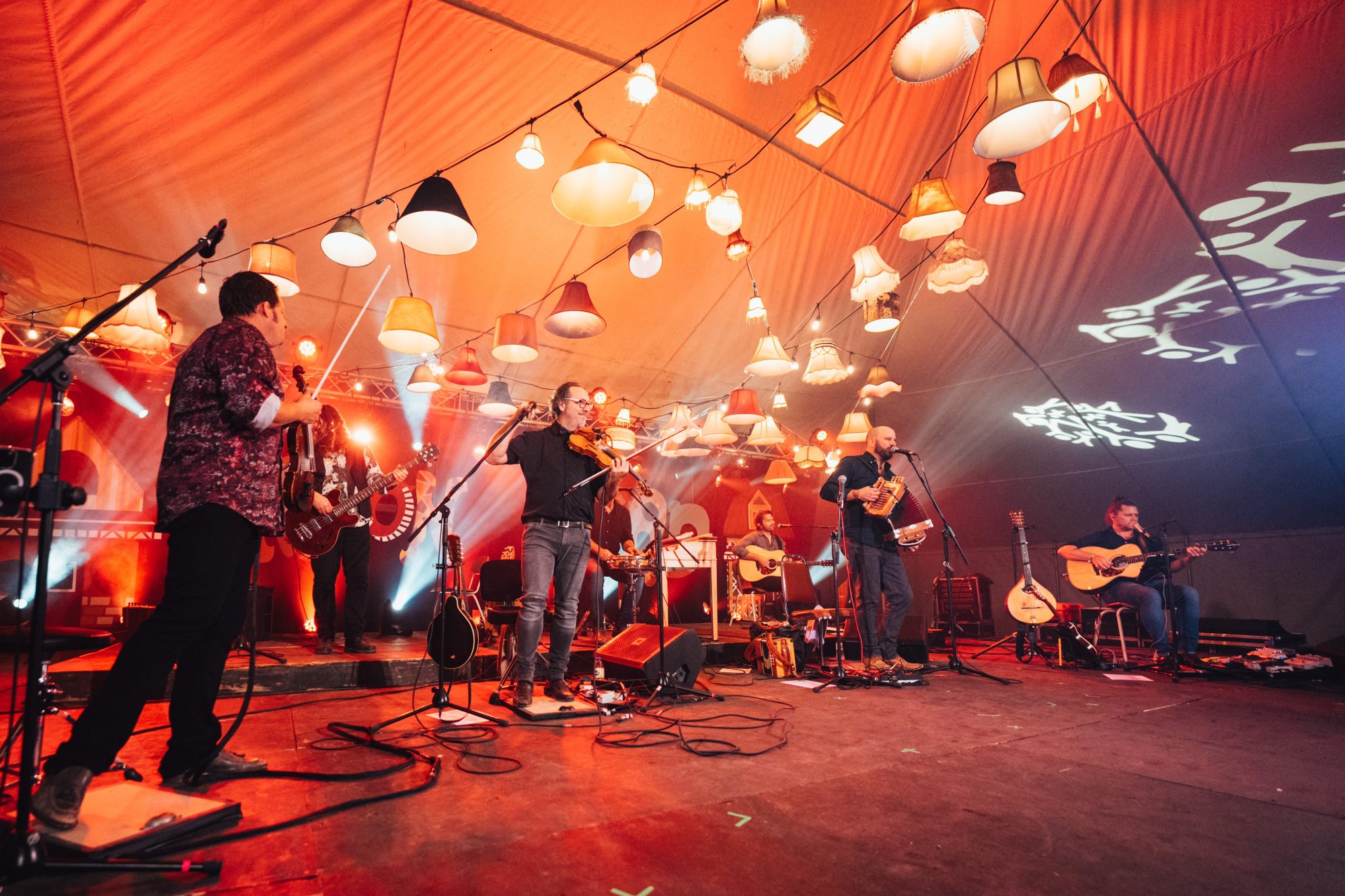 Danseurs et musiciens au Festival Ripon trad