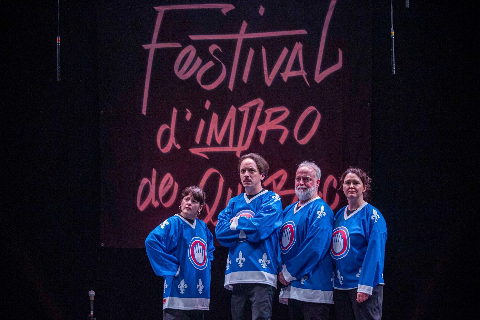 Match d'improvisation au Festival d'Impro de Québec